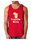 Tequila Diva - Cinco de Mayo Design Dark Loose Tank Top by TooLoud-Mens Loose Tank Top-TooLoud-Red-Small-Davson Sales