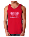 Dos Corazones Unidos Design Dark Loose Tank Top by TooLoud-Mens Loose Tank Top-TooLoud-Red-Small-Davson Sales