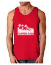 Florida Love - Palm Trees Cutout Design Dark Loose Tank Top by TooLoud-Mens Loose Tank Top-TooLoud-Red-Small-Davson Sales