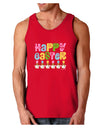 Happy Easter - Tulips Dark Loose Tank Top by TooLoud-Mens Loose Tank Top-TooLoud-Red-Small-Davson Sales