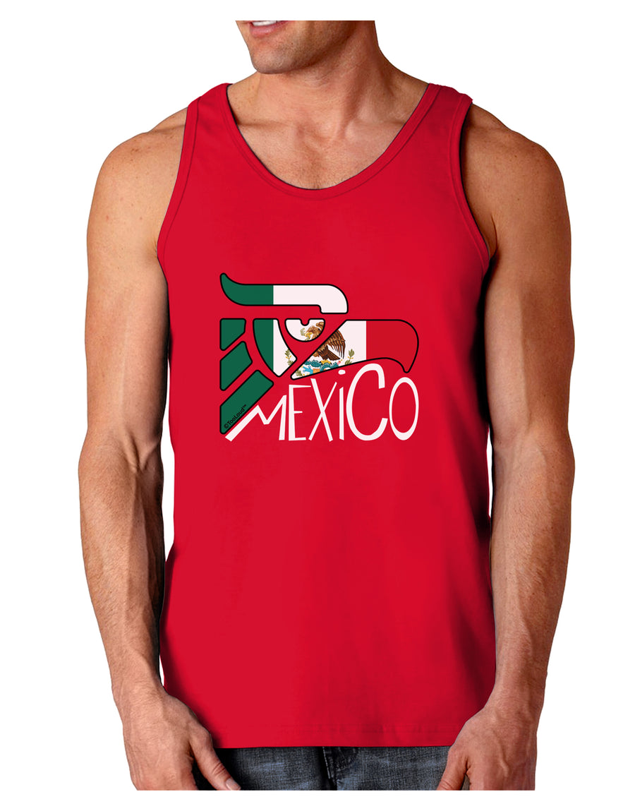 Mexico Eagle Symbol - Mexican Flag - Mexico Dark Loose Tank Top by TooLoud-Mens Loose Tank Top-TooLoud-Black-Small-Davson Sales