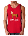 Greek Mythology Centaur Design - Color - Text Dark Loose Tank Top by TooLoud-Mens Loose Tank Top-TooLoud-Red-Small-Davson Sales