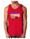 Welcome to Mars Dark Loose Tank Top-Mens Loose Tank Top-TooLoud-Red-Small-Davson Sales