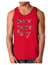 New York City - City Lights Dark Loose Tank Top by TooLoud-Mens Loose Tank Top-TooLoud-Red-Small-Davson Sales