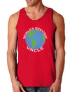 World's Greatest Uncle Dark Loose Tank Top-Mens Loose Tank Top-TooLoud-Red-Small-Davson Sales