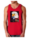 Patriotic Bald Eagle - American Flag Dark Loose Tank Top by TooLoud-Mens Loose Tank Top-TooLoud-Red-Small-Davson Sales