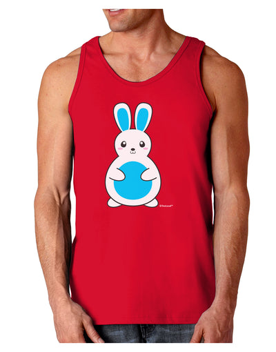 Cute Easter Bunny - Blue Dark Loose Tank Top by TooLoud-Mens Loose Tank Top-TooLoud-Red-Small-Davson Sales