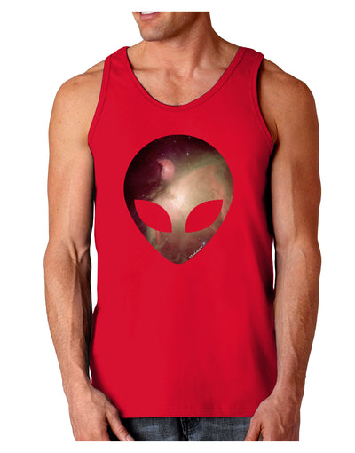 Extraterrestrial Face - Space #2 Dark Loose Tank Top by TooLoud-Mens Loose Tank Top-TooLoud-Red-Small-Davson Sales