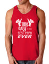 This Guy is the Best Papa Ever Dark Loose Tank Top-Mens Loose Tank Top-TooLoud-Red-Small-Davson Sales