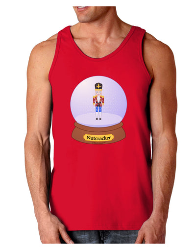 Nutcracker Snow Globe - Red Gold Black Dark Loose Tank Top by TooLoud-Mens Loose Tank Top-TooLoud-Red-Small-Davson Sales