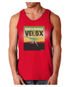 Ornithomimus Velox - With Name Dark Loose Tank Top by TooLoud-Mens Loose Tank Top-TooLoud-Red-Small-Davson Sales