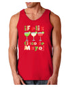 Margaritas - Mexican Flag Colors - Feliz Cinco de Mayo Dark Loose Tank Top by TooLoud-Mens Loose Tank Top-TooLoud-Red-Small-Davson Sales