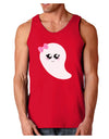 Cute Girl Ghost Halloween Dark Loose Tank Top-Mens Loose Tank Top-TooLoud-Red-Small-Davson Sales