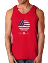 American Flag Scribble Dark Loose Tank Top-Mens Loose Tank Top-TooLoud-Red-Small-Davson Sales