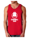 Cowbell Dad Dark Loose Tank Top by TooLoud-Mens Loose Tank Top-TooLoud-Red-Small-Davson Sales