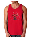 Biohazard Symbol Molecules - Apocalypse Dark Loose Tank Top-Mens Loose Tank Top-TooLoud-Red-Small-Davson Sales