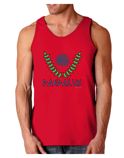 Labyrinth - Daedalus - Greek Mythology Color Dark Loose Tank Top by TooLoud-Mens Loose Tank Top-TooLoud-Red-Small-Davson Sales