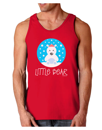 Matching Polar Bear Family - Little Bear Dark Loose Tank Top by TooLoud-Mens Loose Tank Top-TooLoud-Red-Small-Davson Sales