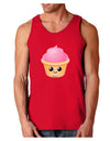 Cute Cupcake Design #2 Dark Loose Tank Top by TooLoud-Mens Loose Tank Top-TooLoud-Red-Small-Davson Sales