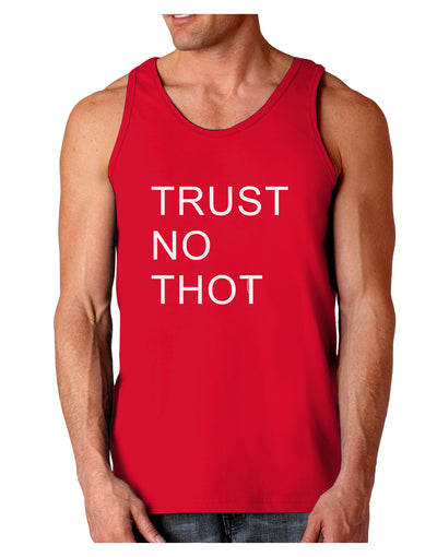 Trust No Thot Dark Loose Tank Top-Mens Loose Tank Top-TooLoud-Red-Small-Davson Sales