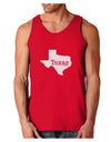 Texas - United States Shape Dark Loose Tank Top by TooLoud-Mens Loose Tank Top-TooLoud-Red-Small-Davson Sales