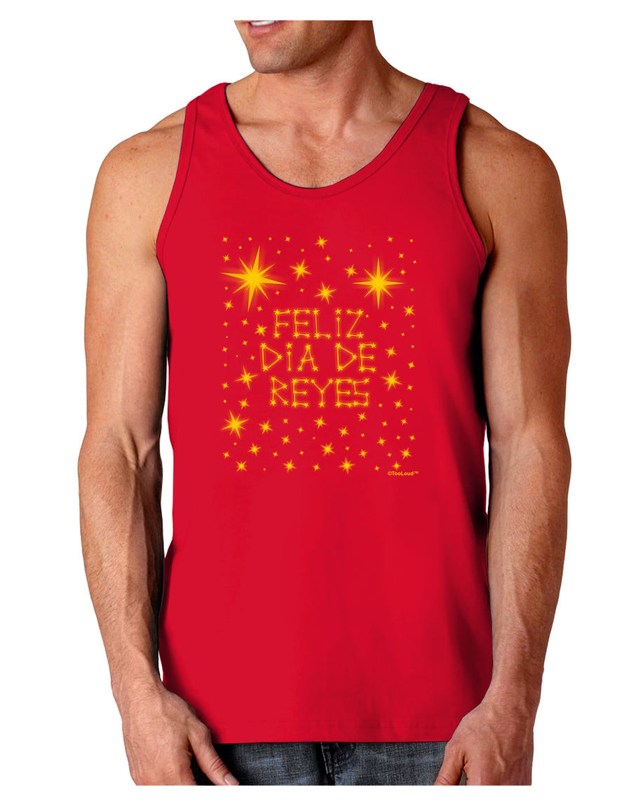 Feliz Dia de Reyes - Estrellas Brillantes Dark Loose Tank Top by TooLoud-Mens Loose Tank Top-TooLoud-Black-Small-Davson Sales