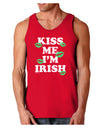 Kiss Me I'm Irish - Green Kisses Dark Loose Tank Top by TooLoud-Mens Loose Tank Top-TooLoud-Red-Small-Davson Sales