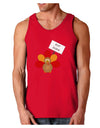 Eat Sushi Thanksgiving Turkey Dark Loose Tank Top-Mens Loose Tank Top-TooLoud-Red-Small-Davson Sales