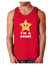 Cute Starfish - I am a Star Dark Loose Tank Top by TooLoud-Mens Loose Tank Top-TooLoud-Red-Small-Davson Sales