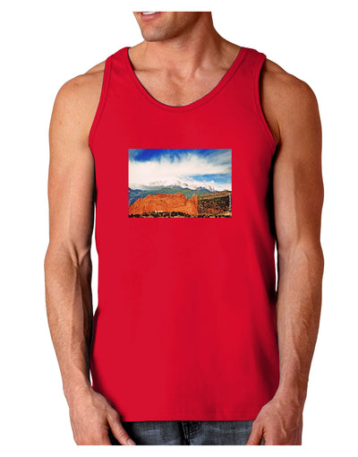 CO Beautiful View Dark Loose Tank Top-Mens Loose Tank Top-TooLoud-Red-Small-Davson Sales