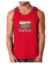 Colorado Sand Dunes Text Dark Loose Tank Top-Mens Loose Tank Top-TooLoud-Red-Small-Davson Sales