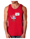 Walk the Plank Swine - Petey the Pirate Dark Loose Tank Top-Mens Loose Tank Top-TooLoud-Red-Small-Davson Sales