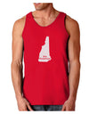 New Hampshire - United States Shape Dark Loose Tank Top by TooLoud-Mens Loose Tank Top-TooLoud-Red-Small-Davson Sales