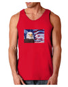 All American Eagle Dark Loose Tank Top-Mens Loose Tank Top-TooLoud-Red-Small-Davson Sales