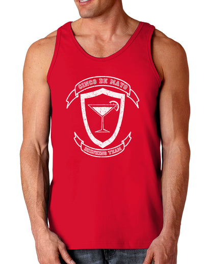 Cinco de Mayo Drinking Team Dark Loose Tank Top-Mens Loose Tank Top-TooLoud-Red-Small-Davson Sales