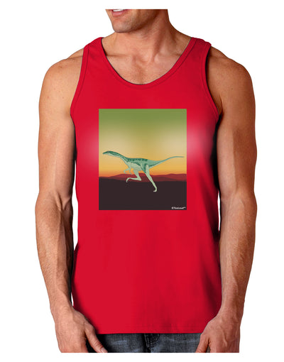 Ornithomimus Velox - Without Name Dark Loose Tank Top by TooLoud-Mens Loose Tank Top-TooLoud-Red-Small-Davson Sales