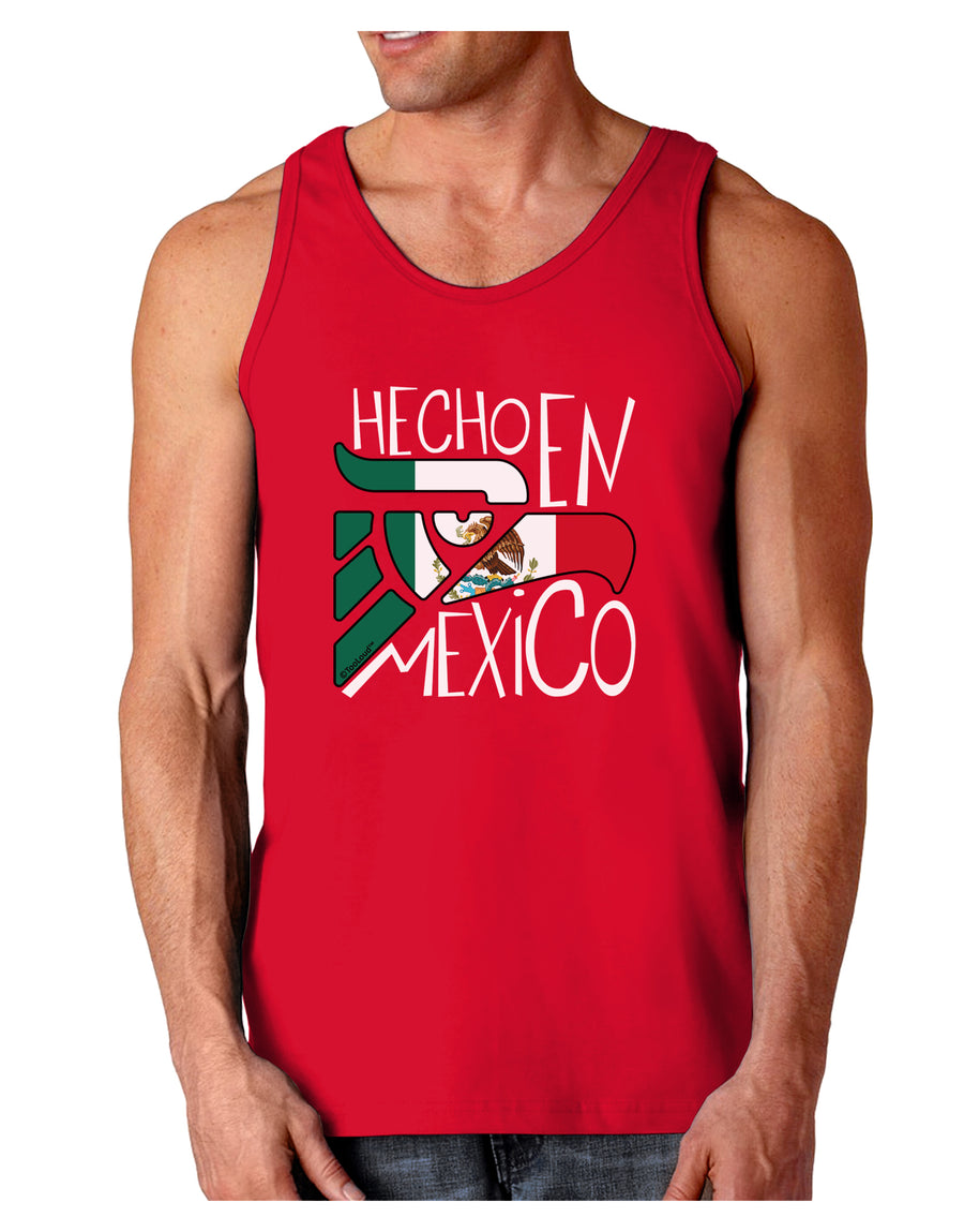 Hecho en Mexico Design - Mexican Flag Dark Loose Tank Top by TooLoud-Mens Loose Tank Top-TooLoud-Black-Small-Davson Sales