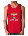 Oh My Gato - Cinco De Mayo Dark Loose Tank Top-Mens Loose Tank Top-TooLoud-Red-Small-Davson Sales