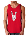 Scary Face Bunny White Dark Loose Tank Top-Mens Loose Tank Top-TooLoud-Red-Small-Davson Sales