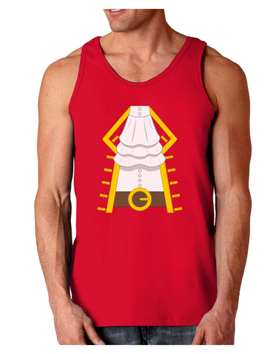 Pirate Captain Costume Gold Dark Loose Tank Top-Mens Loose Tank Top-TooLoud-Red-Small-Davson Sales