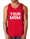 Your Mom Dark Loose Tank Top-Mens Loose Tank Top-TooLoud-Red-Small-Davson Sales