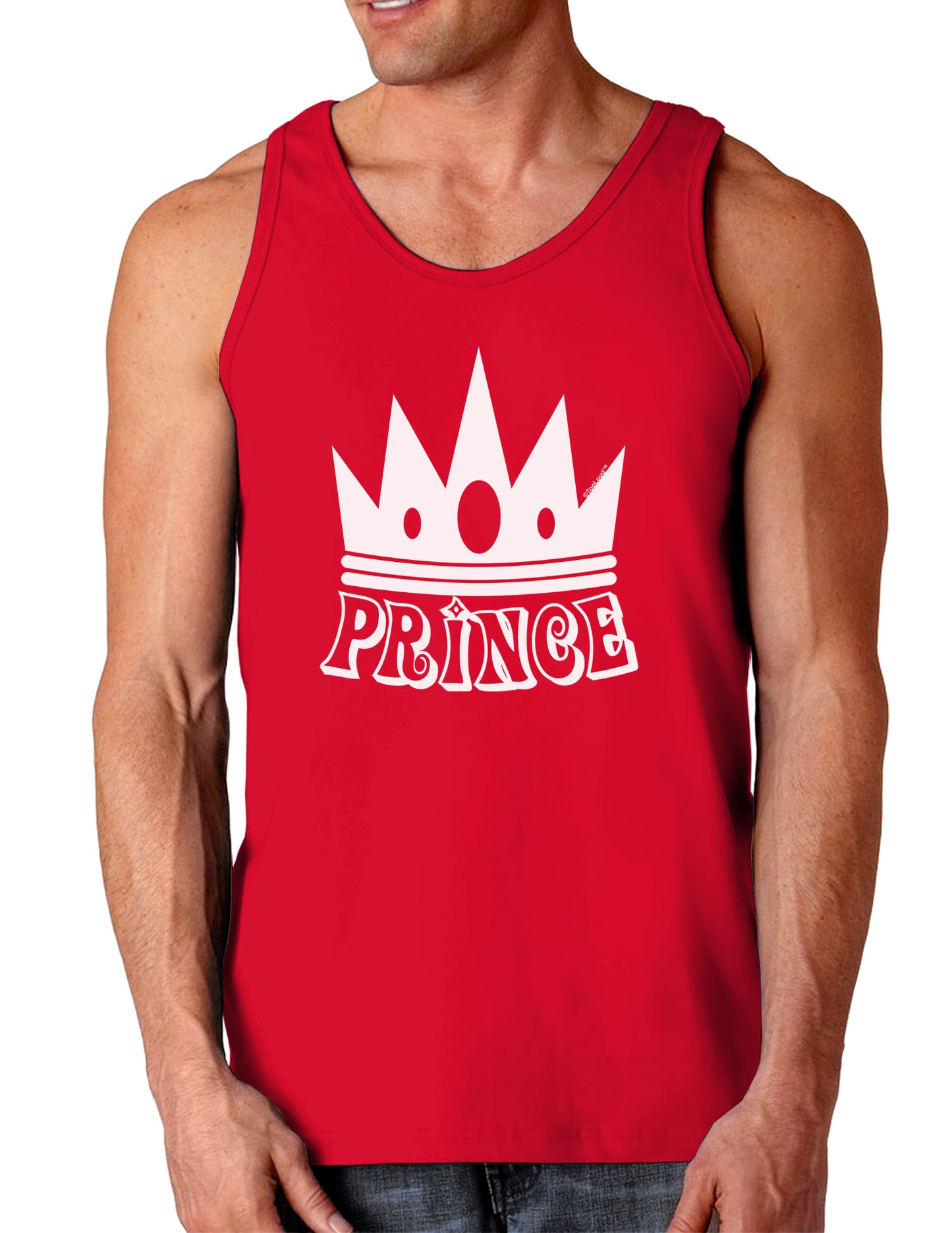 Prince Dark Loose Tank Top-Mens Loose Tank Top-TooLoud-Red-Small-Davson Sales