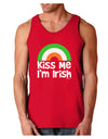 Irish Flag Rainbow - Kiss Me I'm Irish Dark Loose Tank Top by TooLoud-Mens Loose Tank Top-TooLoud-Red-Small-Davson Sales