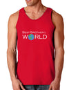 Best Brother in the World Dark Loose Tank Top-Mens Loose Tank Top-TooLoud-Red-Small-Davson Sales