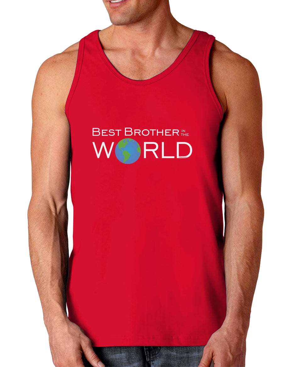 Best Brother in the World Dark Loose Tank Top-Mens Loose Tank Top-TooLoud-Black-Small-Davson Sales