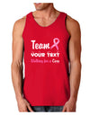 Personalized Team -Name- Breast Cancer Walk - Walking for a Cure Dark Loose Tank Top-Mens Loose Tank Top-TooLoud-Red-Small-Davson Sales