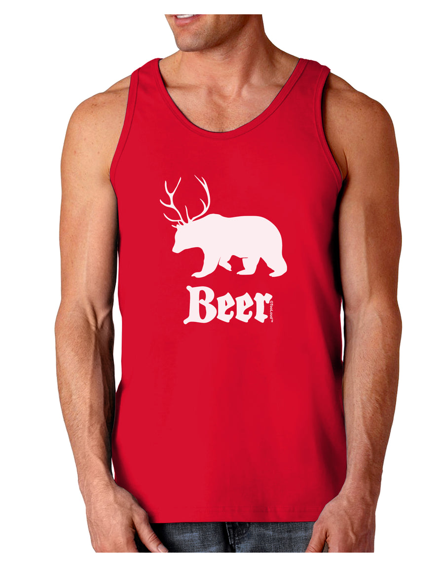 Beer Animal Dark Loose Tank Top-Mens Loose Tank Top-TooLoud-Black-Small-Davson Sales