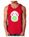 Cute Bunny with Floppy Ears - Green Dark Loose Tank Top by TooLoud-Mens Loose Tank Top-TooLoud-Red-Small-Davson Sales