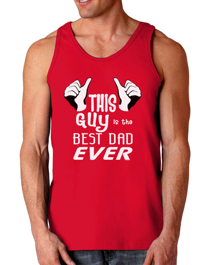 This Guy Best Dad Ever Dark Loose Tank Top-Mens Loose Tank Top-TooLoud-Red-Small-Davson Sales