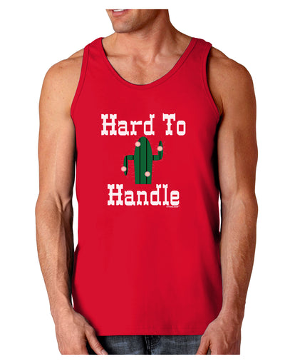 Hard To Handle Cactus Dark Loose Tank Top by TooLoud-Mens Loose Tank Top-TooLoud-Red-Small-Davson Sales